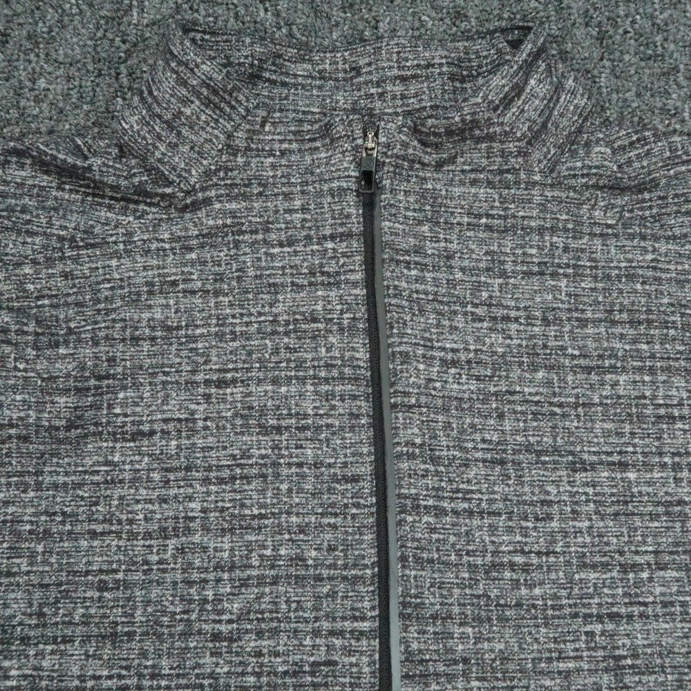 Lululemon Pullover Men Medium Gray Black Surge Warm Quarter Zip Training Stretch - Picture 2 of 10